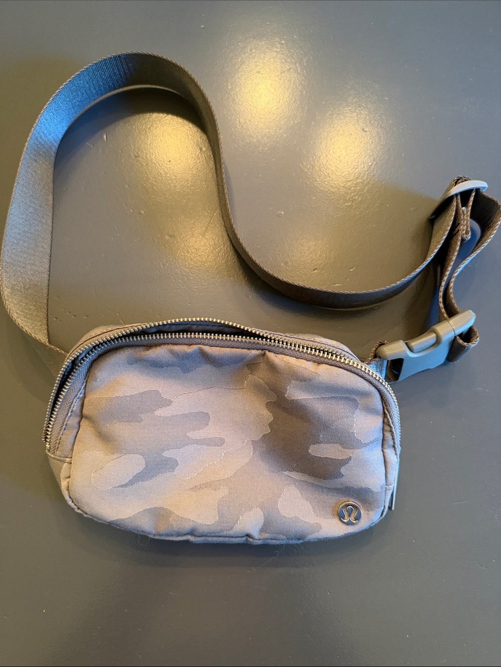lululemon Everywhere Belt Bag Gray Camo Crossbody Fanny Pack